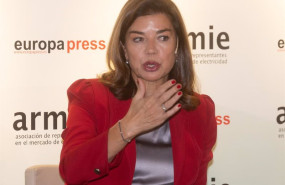 ep la presidenta de omie carmen becerril durante el encuentro informativo armie organizado por