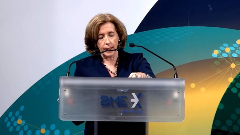 La secretaria de Estado de Economía y Apoyo a la Empresa, Ana de la Cueva, en el Foro Latibex 2020. | EUROPA PRESS ep la secretaria de estado de economia y apoyo a la empresa ana de la cueva en el foro latibex 2020