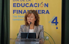 ep la subgobernadora del banco de espana margarita delgado durante el dia de la educacion financiera