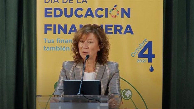 ep la subgobernadora del banco de espana margarita delgado durante el dia de la educacion financiera