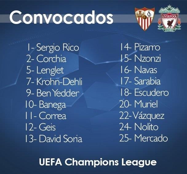 ep listaconvocadossevillaliverpool