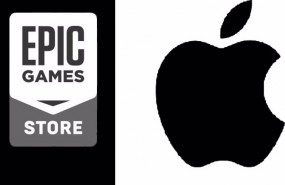 ep logos de epic games y apple