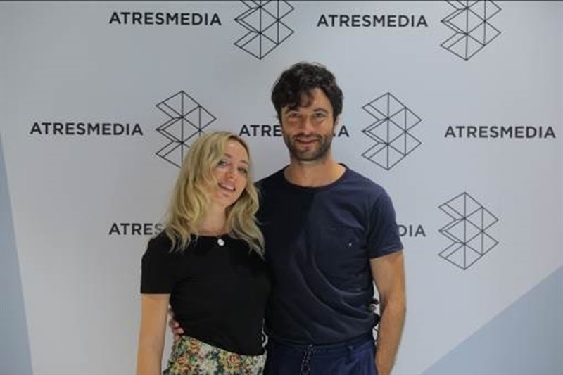 ep los actores angela cremonte y javier rey protagonistas de mentiras