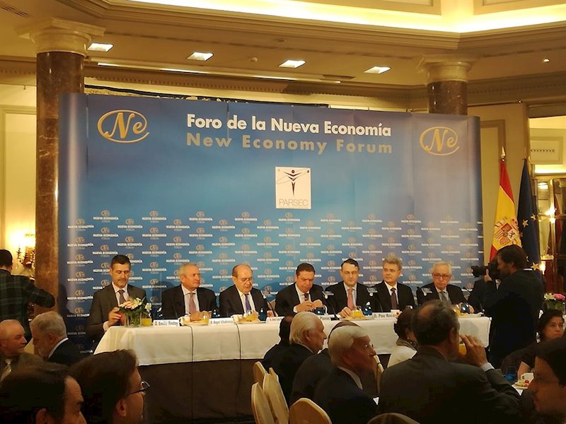 ep luis planas ministro de agricultura en funciones en un desayuno de nueva economia forum