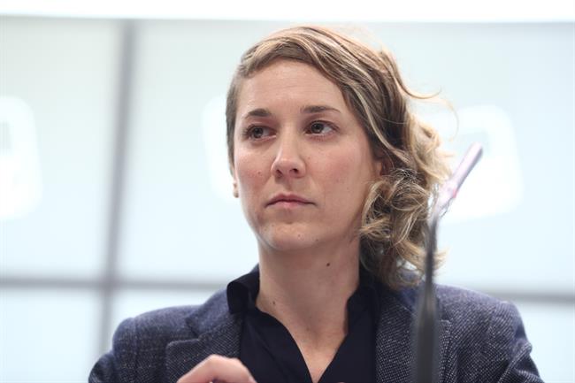 Marina Albiol ofrece una rueda de prensa en la sede de IU | EUROPA PRESS ep marina albiol ofreceruedaprensala sedeiu