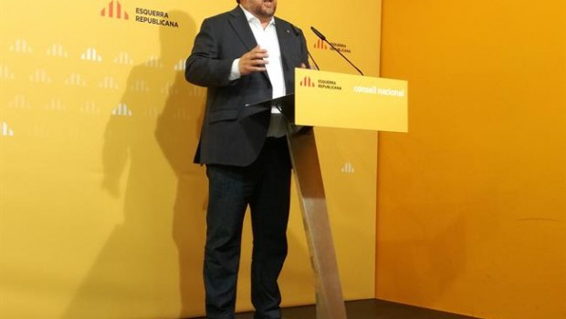 ep oriol junqueras durantediscursoaperturaconsejo nacionalerc