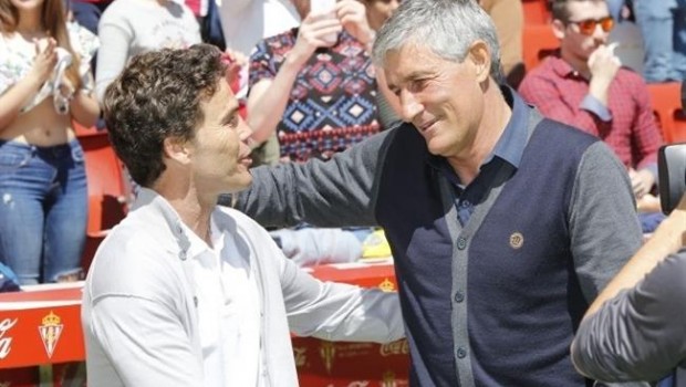 ep quique setien saludarubiun sporting-las palmas