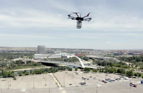 ep restalia testa la entrega de comida con drones en espana