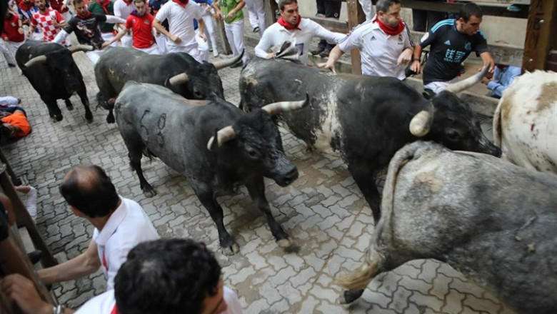 ep ultimo encierrolos sanfermines2019 con torosmiura