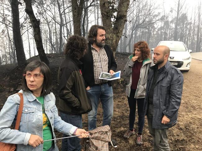 Villares visita incendio en Vigo | EUROPA PRESS ep villares visita incendiovigo