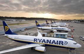 Ryanair, aircraft, transport, travel