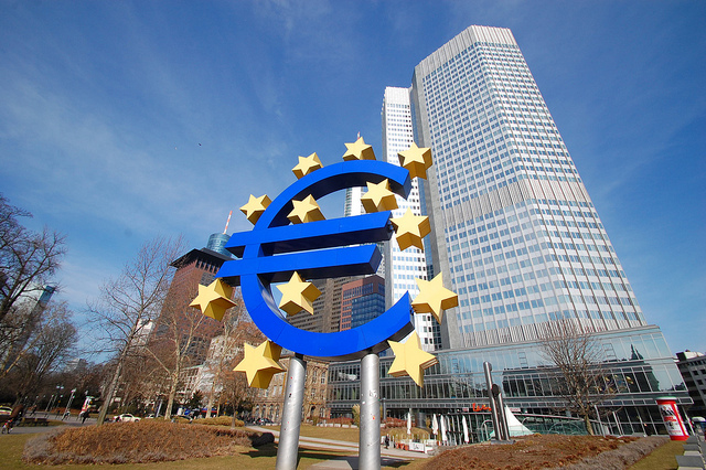 Los bancos lideran las caídas en el Ibex tras las palabras de Draghi