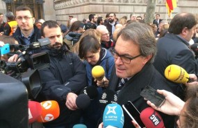 el expresidente catalan artur mas frente al tsjc