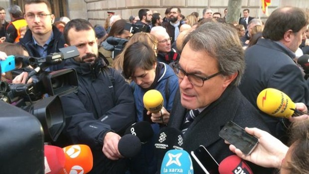 el expresidente catalan artur mas frente al tsjc
