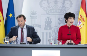 ep archivo   el ministro de transportes y movilidad sostenible oscar puente y la ministra de