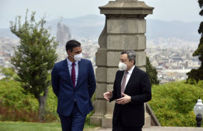 ep archivo   el presidente del gobierno pedro sanchez i y el primer ministro italiano mario draghi d