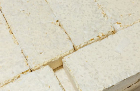 ep archivo   varias pastillas de turron duro durante una visita guiada por las instalaciones de la