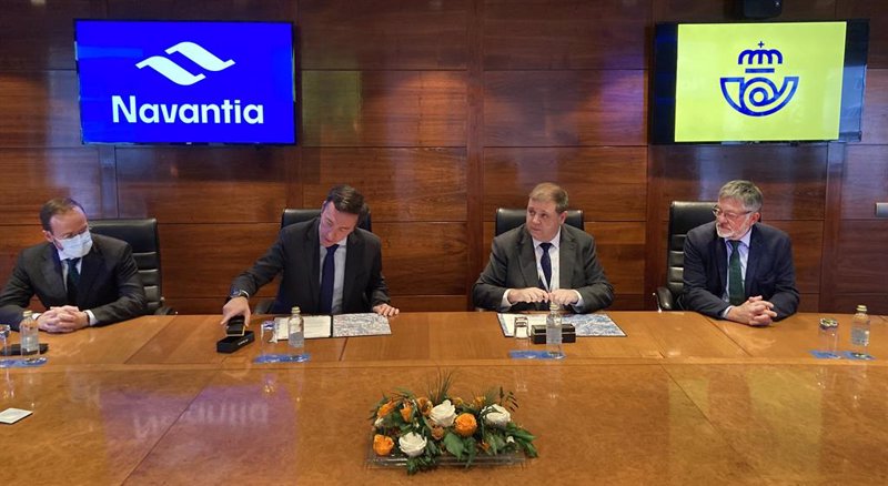 ep correos y navantia se unen para ofrecer ayuda a la base logistica del ejercito de tierra