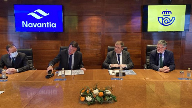 ep correos y navantia se unen para ofrecer ayuda a la base logistica del ejercito de tierra
