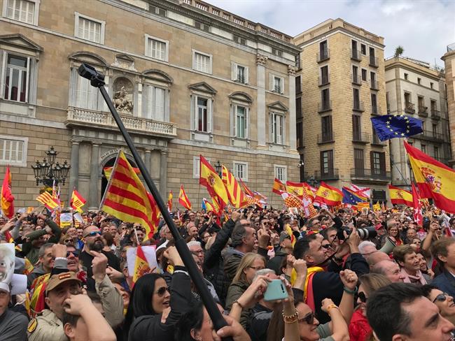 Corte de mangas de Tabarnia al independentismo | EUROPA PRESS ep cortemangastabarniaindependentismo
