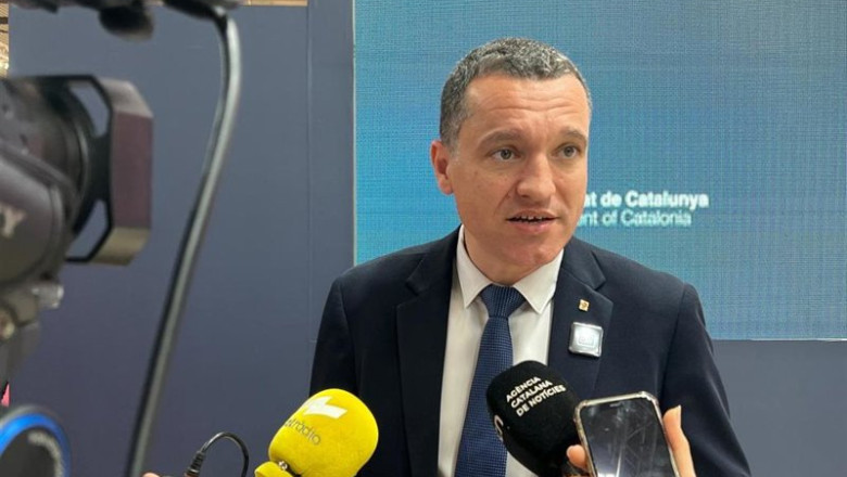 El conseller de Agricultura de la Generalitat, Òscar Ordeig. | EUROPA PRESS ep el conseller de agricultura de la generalitat scar ordeig 20260325125503