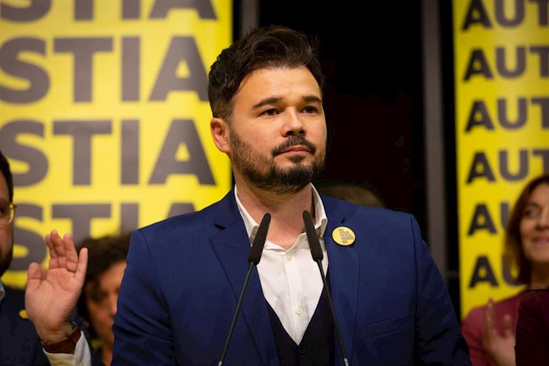 ep el diputado al congreso por erc gabriel rufian en una imagen de archivo