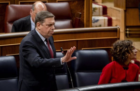 ep el ministro de agricultura y pesca luis planas interviene durante la sesion plenaria en el