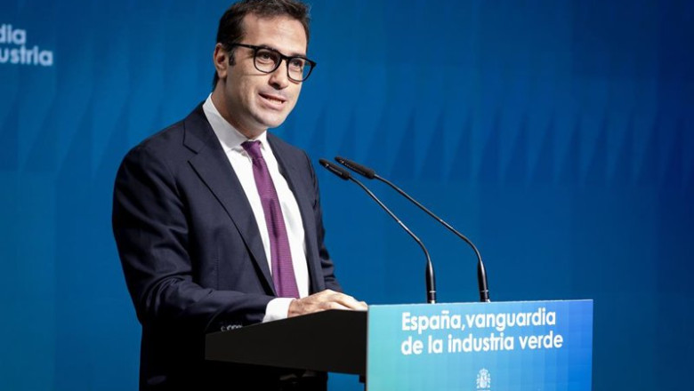 ep el ministro de economia comercio y empresa carlos cuerpo durante el acto espana vanguardia de la
