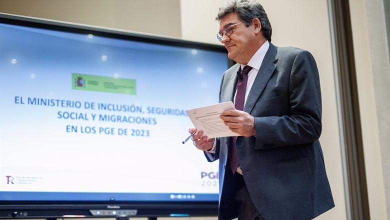 ep el ministro de inclusion seguridad social y migraciones jose luis escriva durante la presentacion ep el ministro de inclusion seguridad social y migraciones jose luis escriva durante la presentacion