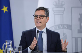 ep el ministro de la presidencia justicia y relaciones con las cortes felix bolanos durante la rueda