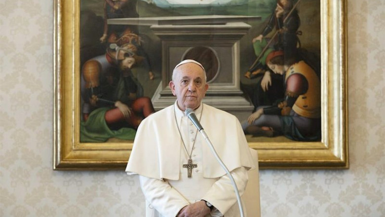 ep el papa durante la ultima audiencia general ep el papa durante la ultima audiencia general