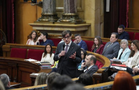 ep el president de la generalitat de catalunya salvador illa durante un pleno en el parlament de