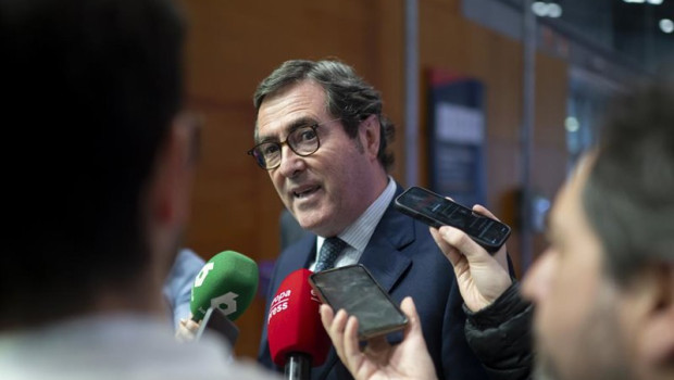 ep el presidente de la ceoe antonio garamendi durante la presentacion del foro restaurant trends