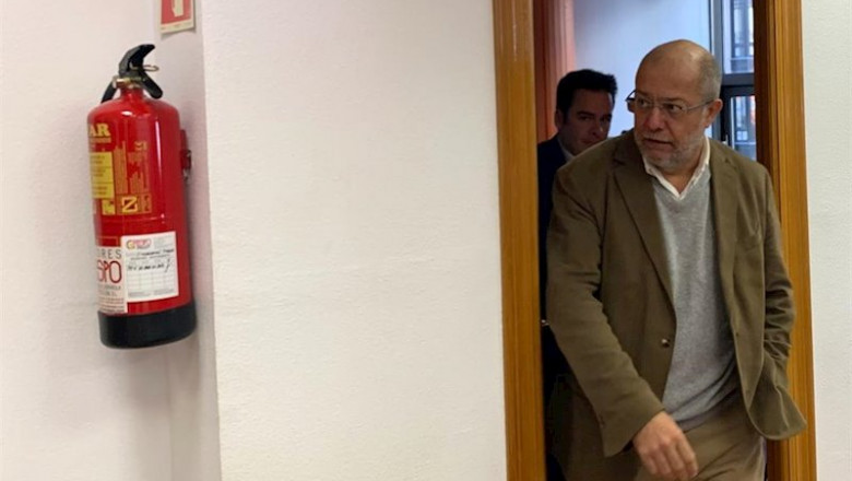 ep el representante de ciudadanos francisco igea en la sede de su partido en valladolid