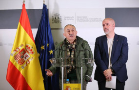 ep el secretario general de ugt pepe alvarez i y el secretario general de ccoo unai sordo d en una