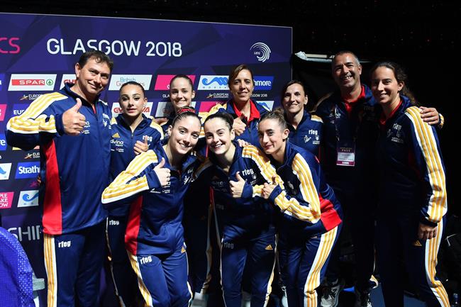 Equipo español de gimnasia artística en el Europeo de Glasgow | RFEG ep equipo espanolgimnasia artisticaeuropeoglasgow
