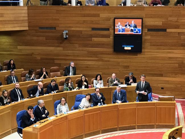 Feijóo durante la sesión de control al Gobierno este miércoles en el pleno | EUROPA PRESS ep feijoo durantesesioncontrolgobiernomiercolespleno