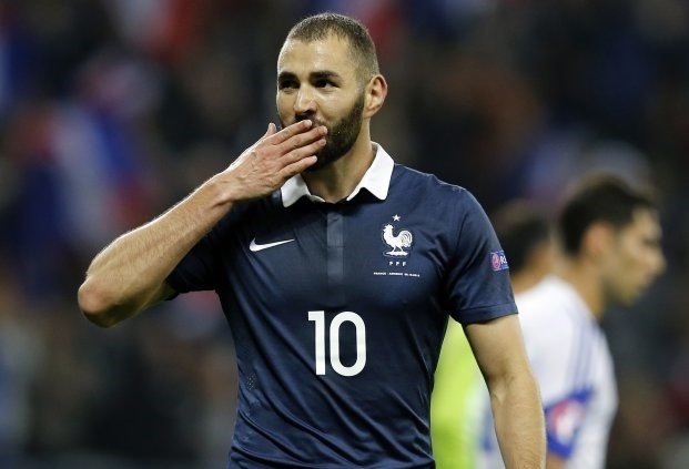 ep karim benzema con la seleccion francesa