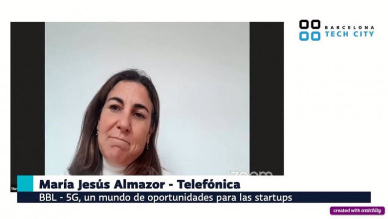 ep la ceo de telefonica maria jesus almazor durante su invervencion ep la ceo de telefonica maria jesus almazor durante su invervencion