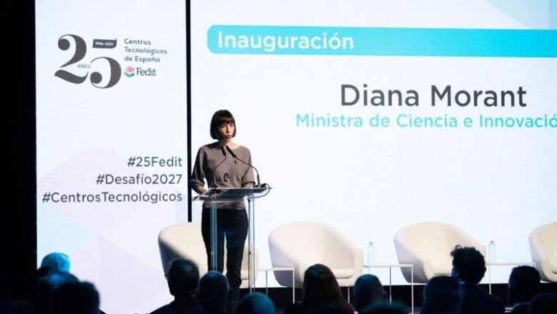 ep la ministra de ciencia e innovacion diana morant en el acto de celebracion por los 25 anos de