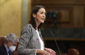 ep la ministra de industria turismo y comercio reyes maroto interviene durante una sesion plenaria