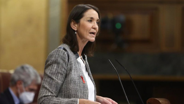 ep la ministra de industria turismo y comercio reyes maroto interviene durante una sesion plenaria