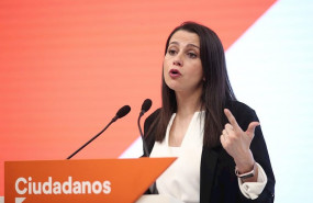 ep la portavoz de ciudadanos en el congreso y presidenta electa del partido ines arrimadas ayer en