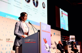 ep la presidenta de la comunidad de madrid isabel diaz ayuso durante un evento de hip horeca