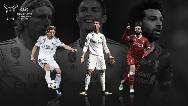 Modric, Cristiano Ronaldo y Salah, candidatos a Jugador del Año de la UEFA | UEFA ep modric cristiano ronaldosalah candidatosjugadoranola uefa