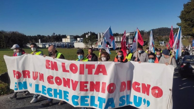 ep movilizacion de los trabajadores de leche celta
