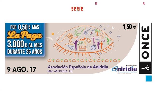 Ndp La Once Dedica Un Cupón A La Asociación Española De Aniridia | ONCE ep ndponce dedicacuponla asociacion espanolaaniridia