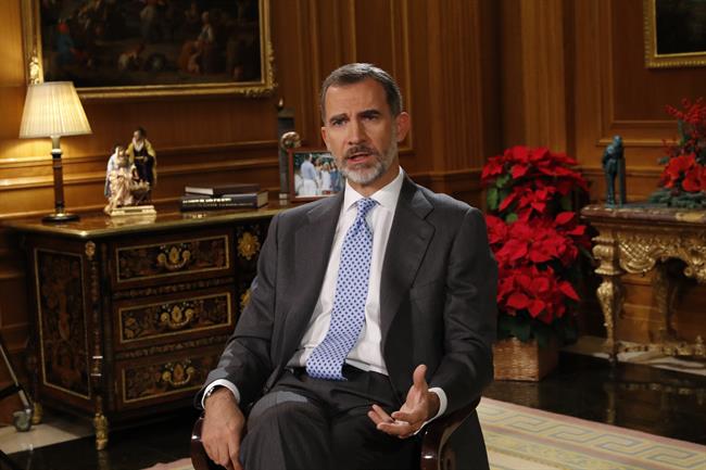 El Rey durante el discurso de Navidad | CASA REAL ep rey durantediscursonavidad
