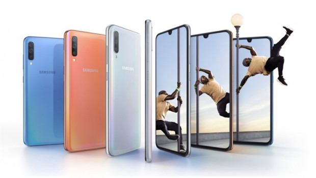 El Samsung Galaxy A70. | SAMSUNG ep samsung galaxy a70 esnuevo modelola seriecon triple camarabate