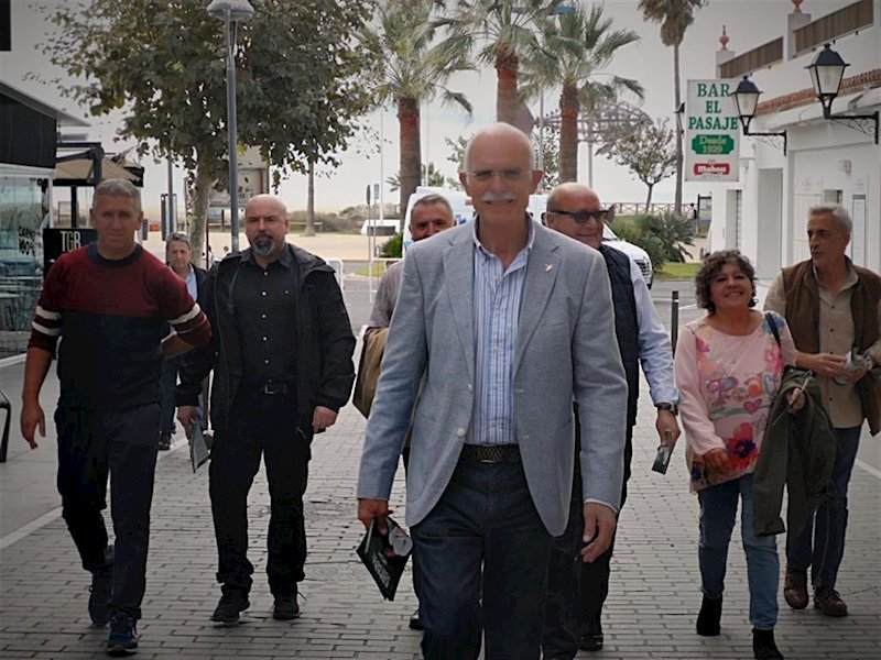ep agustin rosety diputado de vox por cadiz en un acto en campana electoral
